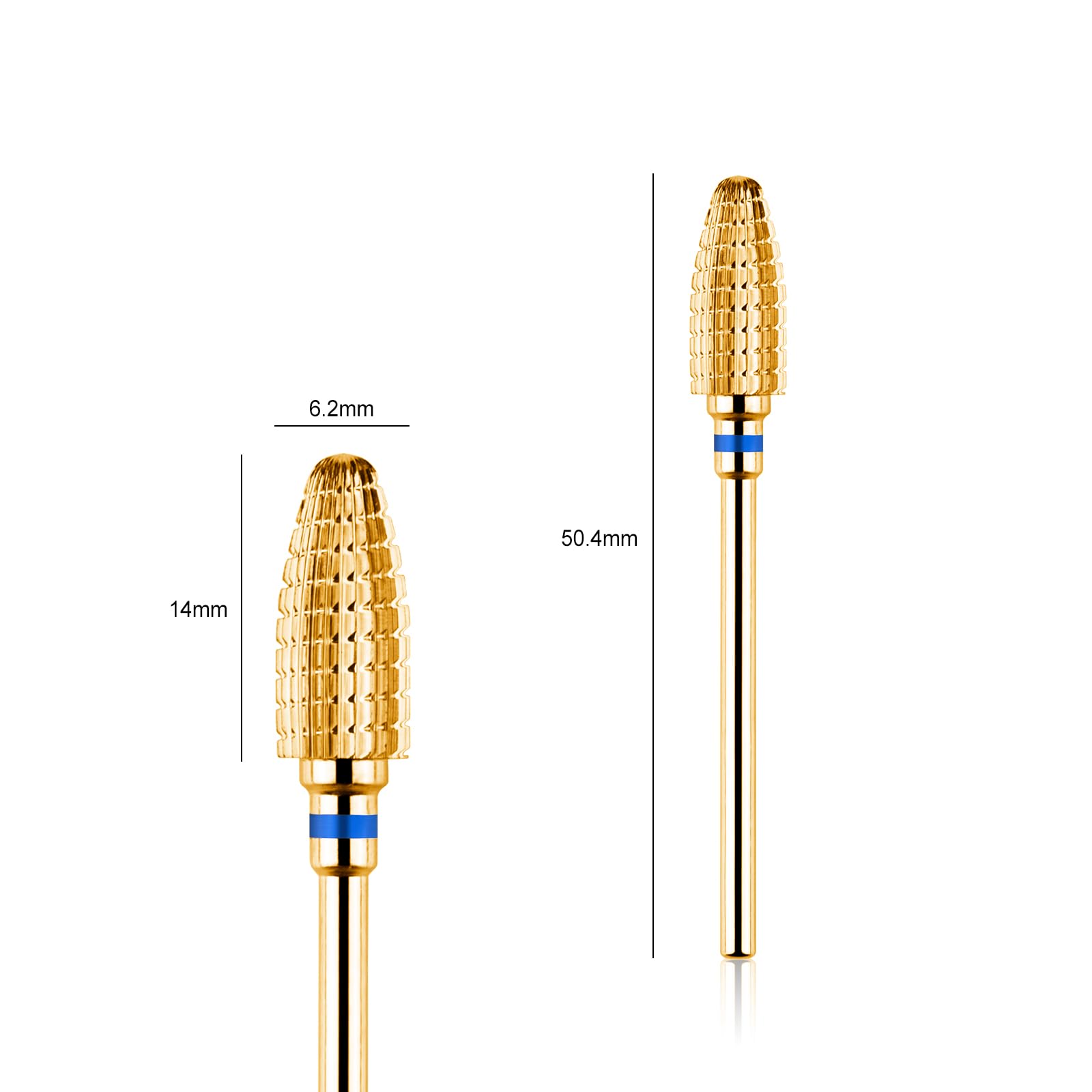 BNG 5 in 1 Carbide Nail Drill Bit Cuticle Remove Acrylic Nails Professional 3/32" Electric Nail Drill Tungsten Steel Bits Manicure Pedicure Professional Salon Tool - Image 2