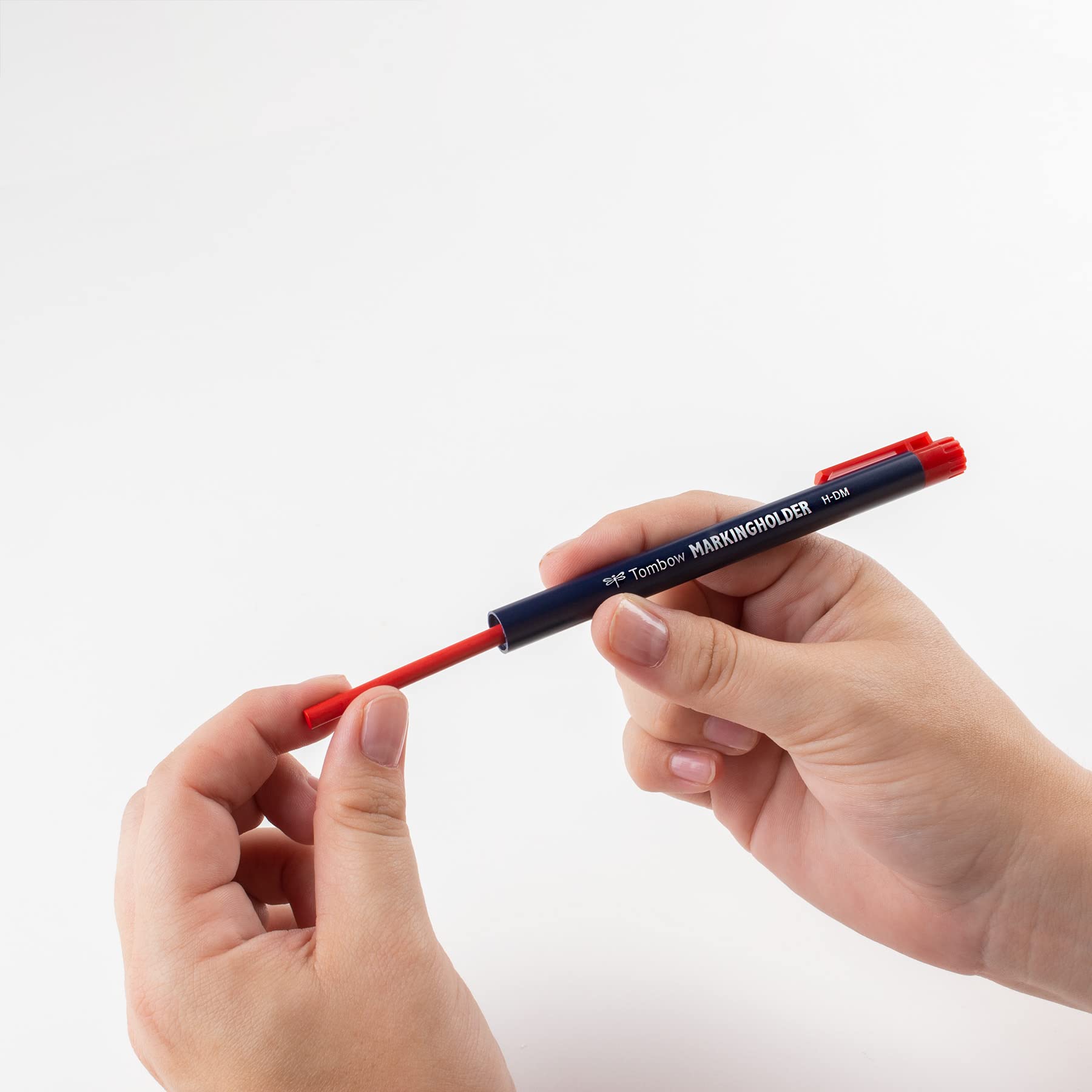 Amazon.co.jp: トンボ(Tombow) マーキングホルダ- 赤 H-DM25 工業用