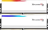 G.Skill Ripjaws M5 RGB (Intel XMP) 32GB (2 x 16GB) DDR5 6000 MHz CL36-36-36-96 1.35V Desktop Memory RAM - F5-6000J3636F16GX2-RM5RW - White - 2