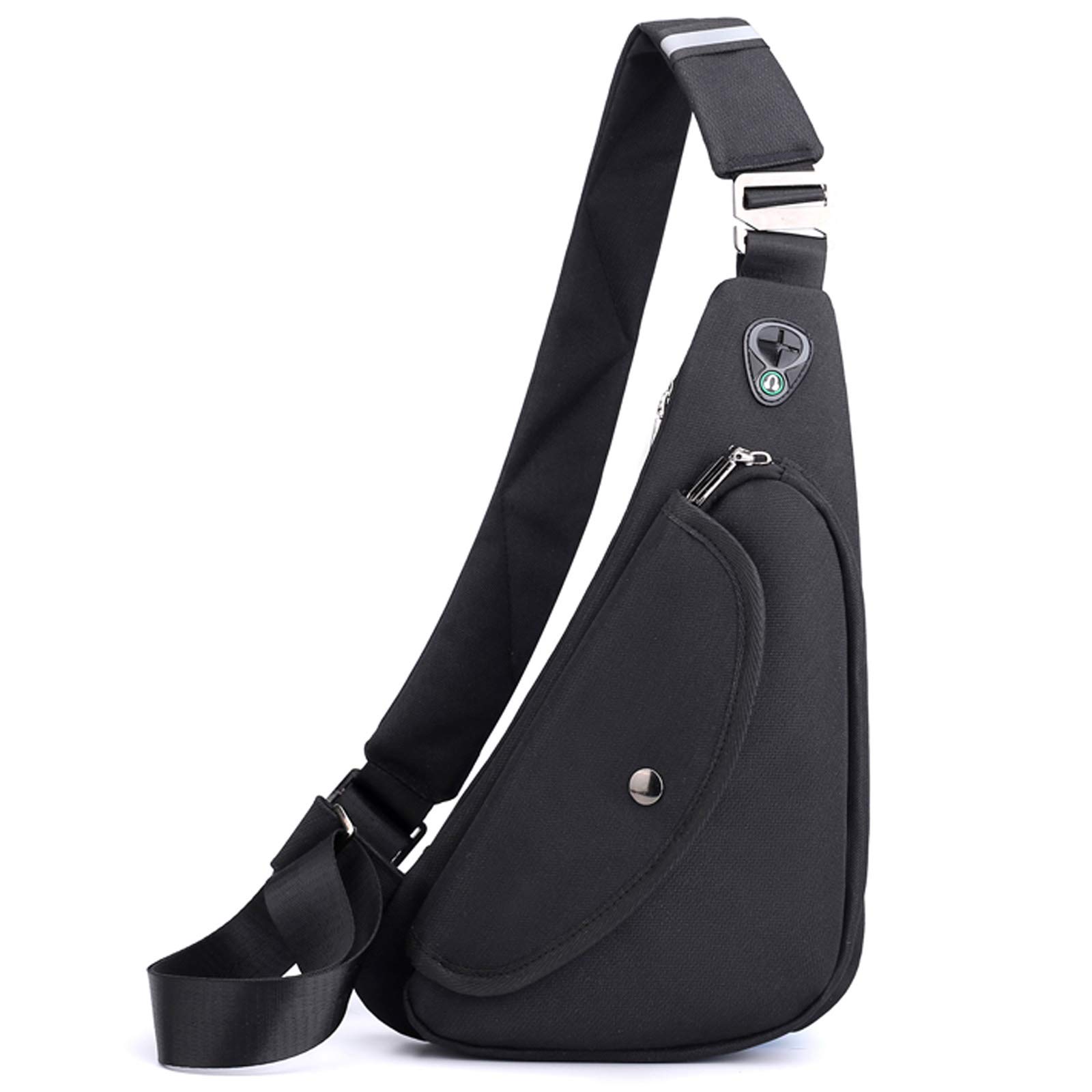 FANDARE Ultraligero Bolsos Cruzados Bandoleras Hombre Bolsa de Pecho Niño Sling Bag para Deportiva Viaje Ciclismo Hiking Camping Aptitud Casual Daypacks