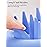 HEETA Scalp Massager Hair Growth, Scalp Scrubber with Soft Bristles, Integrated Silicone Design, Scalp Exfoliator for Dandruff Removal & Relax Scalp, Shampoo Brush Fit Wet Dry Hair Use, Blue