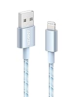 Vista 13 de Anker - Cable USB A a Lightning (1.8 m, 1 unidad), cable USB a Lightning de nailon certificado MFi para iPhone 14/13/12/11 Pro/11/XS MAX/XR/8/7/6s