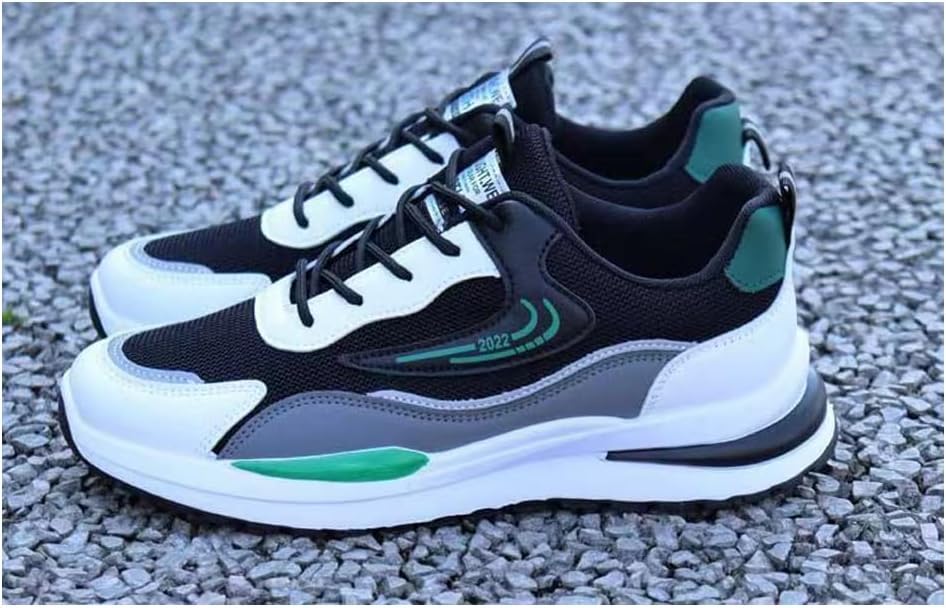 Men's Lightweight Fashion Sneakers Comfortable Athletic Walking Running Tennis Shoes Workout Slip-on Shoes - Image 2