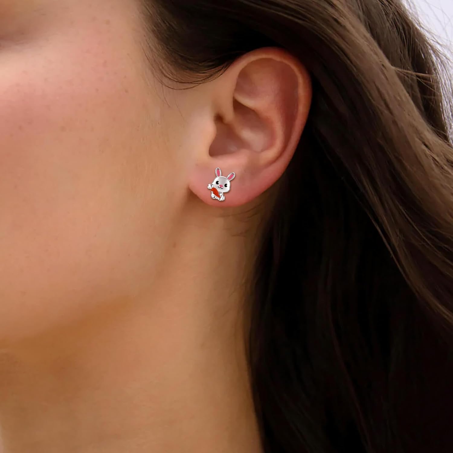 Sterling Silver Animal Stud Earrings: S925 Hypoallergenic Cute Koala Bear Cat Bunny Earrings for Women Koala Animal Stud Earrings Jewelry Gifts - Image 2