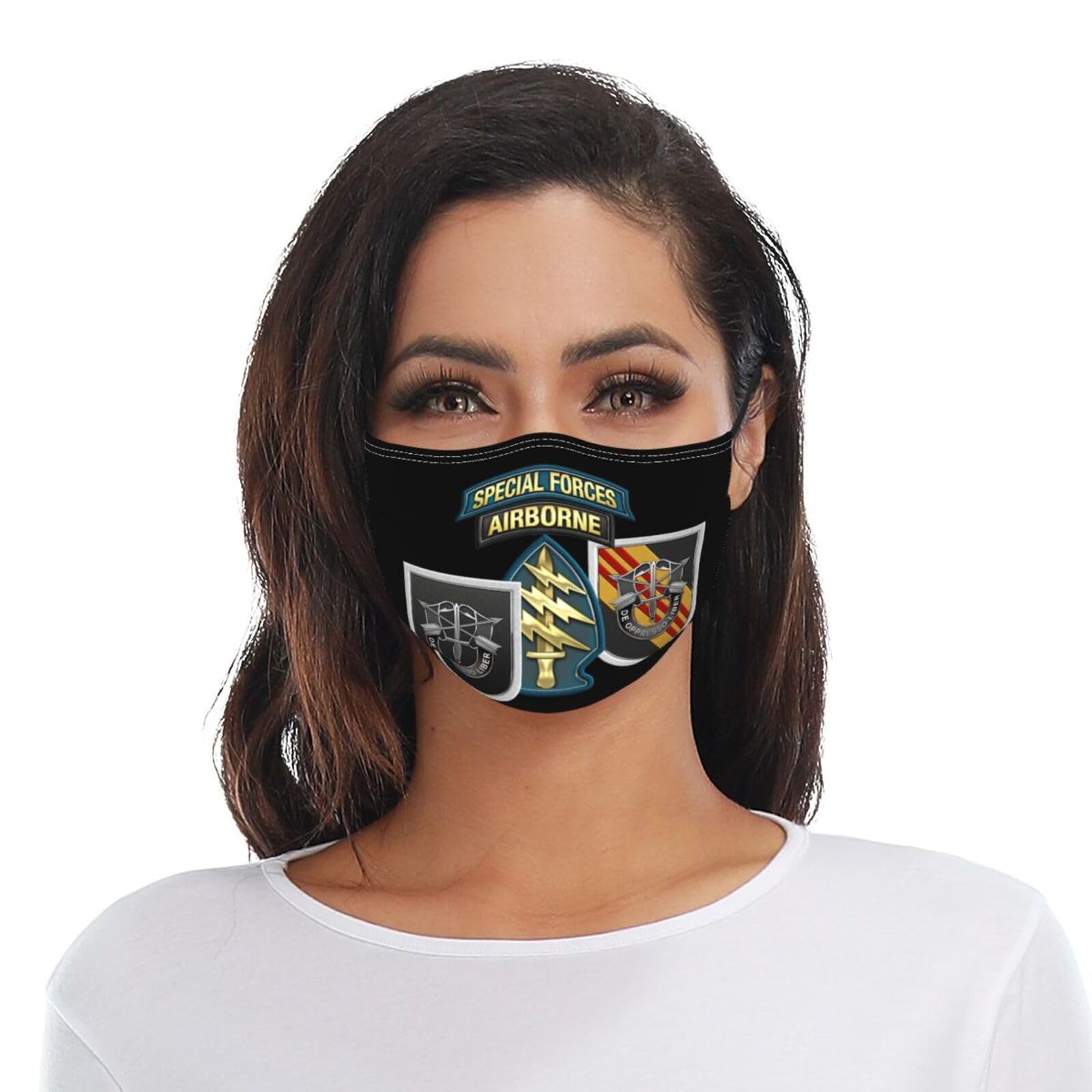 US Army 5th Special Forces Group Vietnam Adult Dust Mask Adjustable Dust Face with 2 Filter12