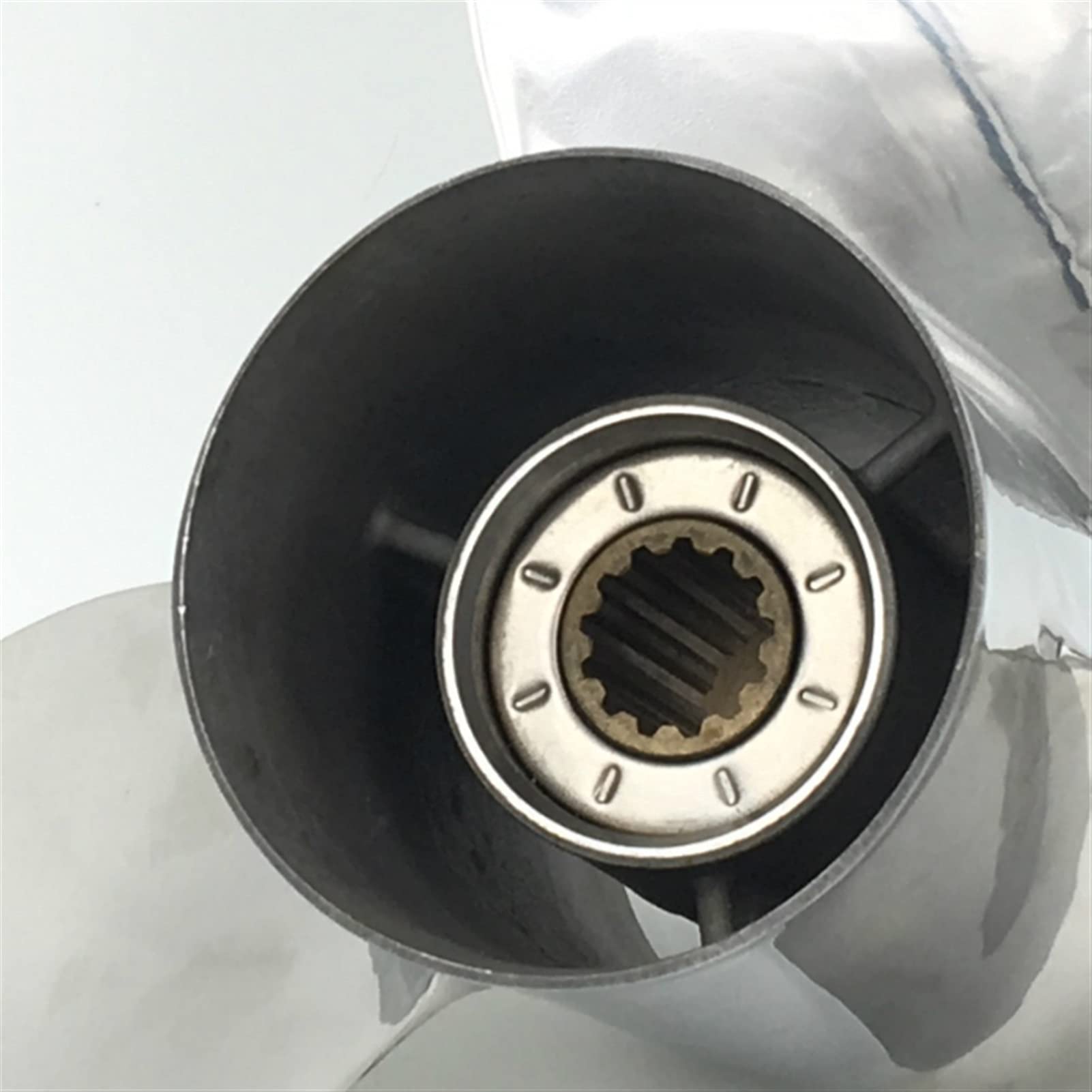 10 5/8x12 In Acciaio Inox Fuoribordo Elica per 25 70HP Marine Boat Yacht Accessori