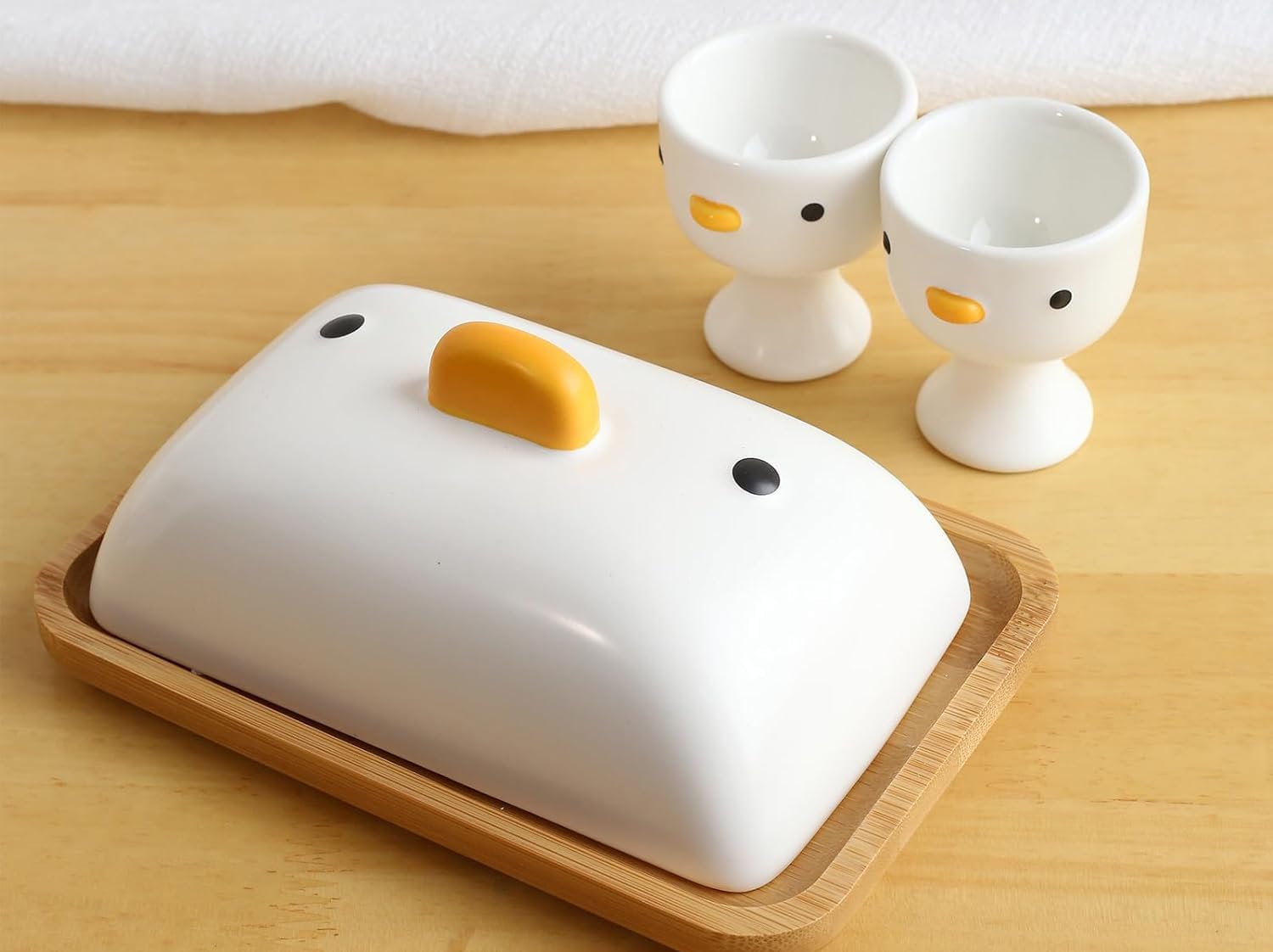 PURROOM Duck Butter Dishes & Egg Cups