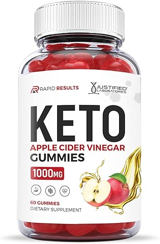 Miniatura 3 de Justified Laboratories Gomitas Keto ACV de 1000 mg con jugo de granada, raíz de remolacha B12 120 gomitas