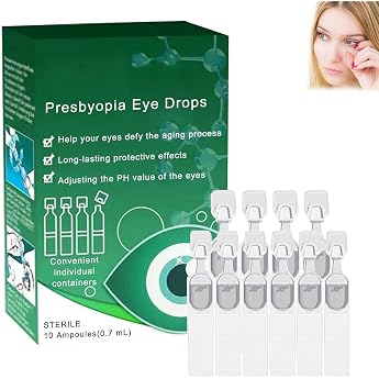 Oveallgo Presbyopia Visionrestore Eye Drops Presbyopia Recovery Treatment DropsReplenish Eye NutritionPresbyopia Eye DropsBrightening Eye Drops for Dry EyesRelieve Eye Fatigue 1 Box