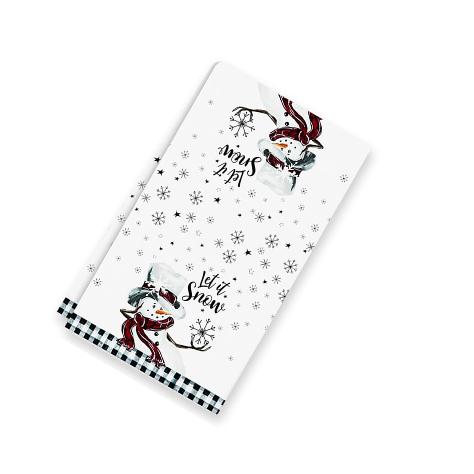 YROHGKPN Holiday Themed Dishcloths Soft Absorbent Cleaning Towels for Christmas Kitchen Use and Seasonal Home Decors Holiday Kitchen Towels