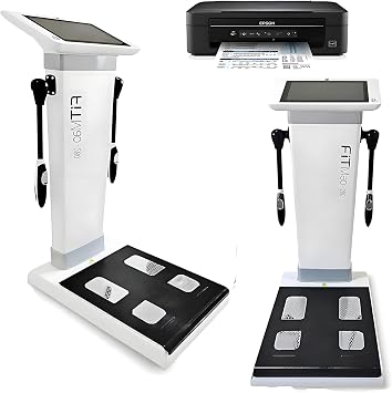 10.1 inch HD Touch Bioimpedance Analysis Machine, Smart Body Composition Health Assessment Body Scanner, Height Body Fat Analyzer, Support Multiple Users