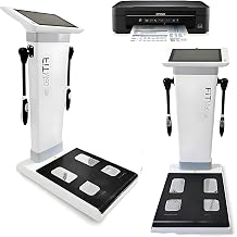 10.1 inch HD Touch Bioimpedance Analysis Machine, Smart Body Composition Health Assessment Body Scanner, Height Body Fat Analyzer, Support Multiple Users