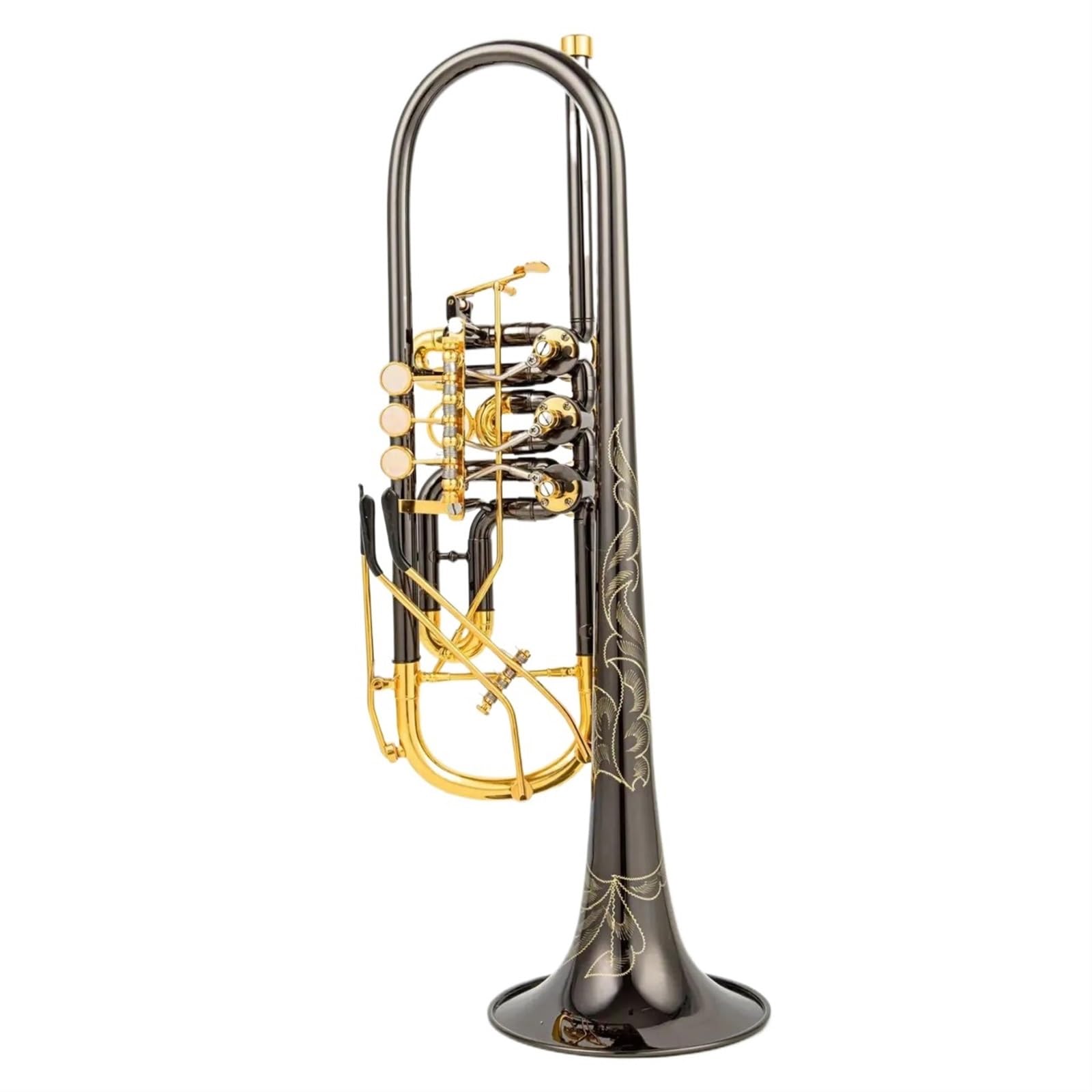 Tromba Standard Per Principianti Tromba Sib Valvola Rotativa Tipo Si Piatto Ottone Chiave Piatta Tromba Professionale Strumenti Musicali