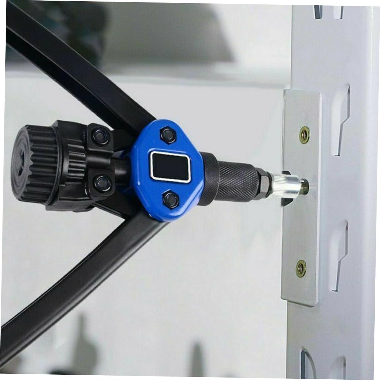 140pcs Manual Rivet Nut Tool Kit with Nut Setter and Threaded Setting Tool, M3- Riveter Setter Kit in Plastic Case for Automotive and Industrial Use