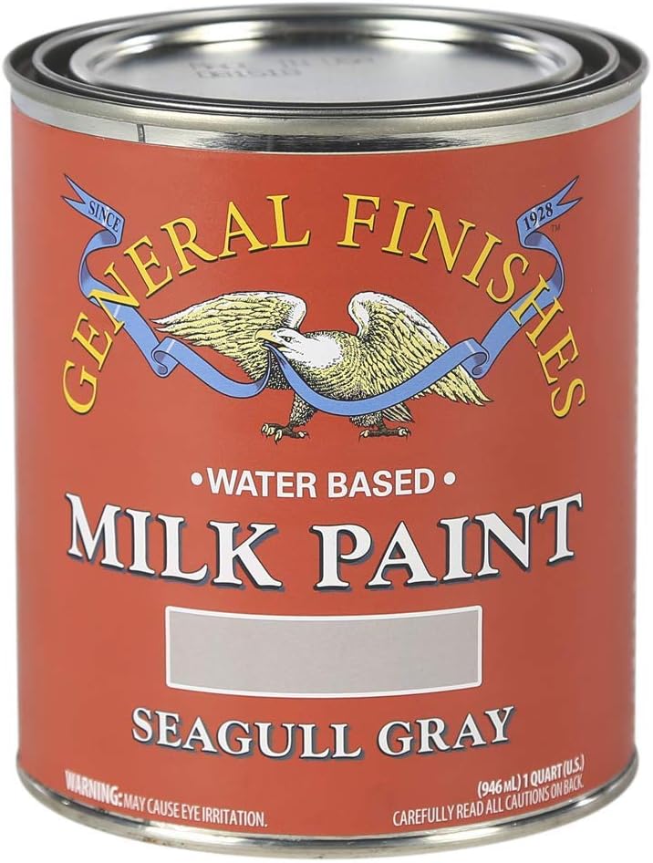 General Finishes Qsgg Milk Paint, 0.9l, Seagull Grey