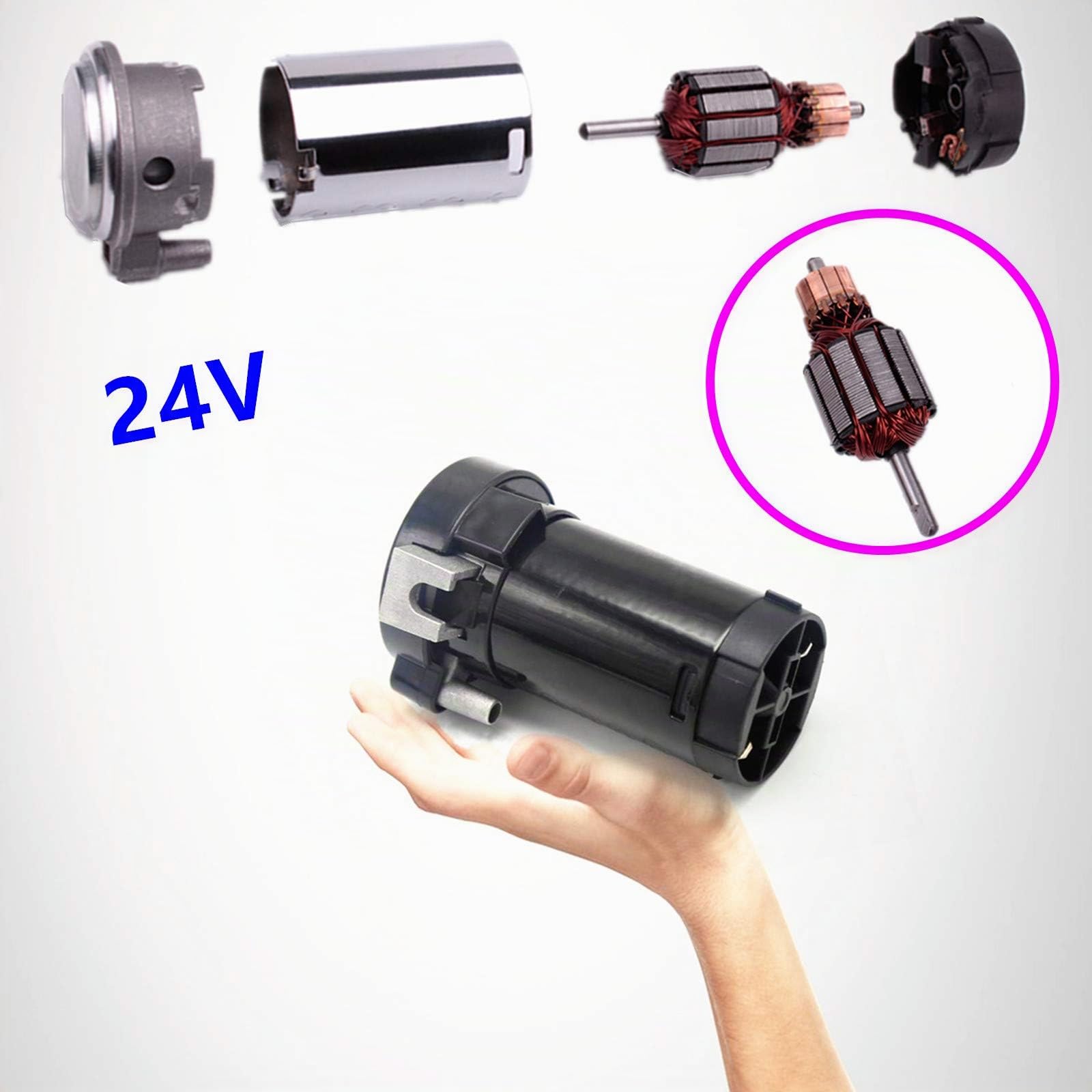 Klaxon de Voiture 150DB Chrome Zinc Double Tube Avec Pompe à Air - Haut-Parleur Noir Pour 24V Bateau Moto Train