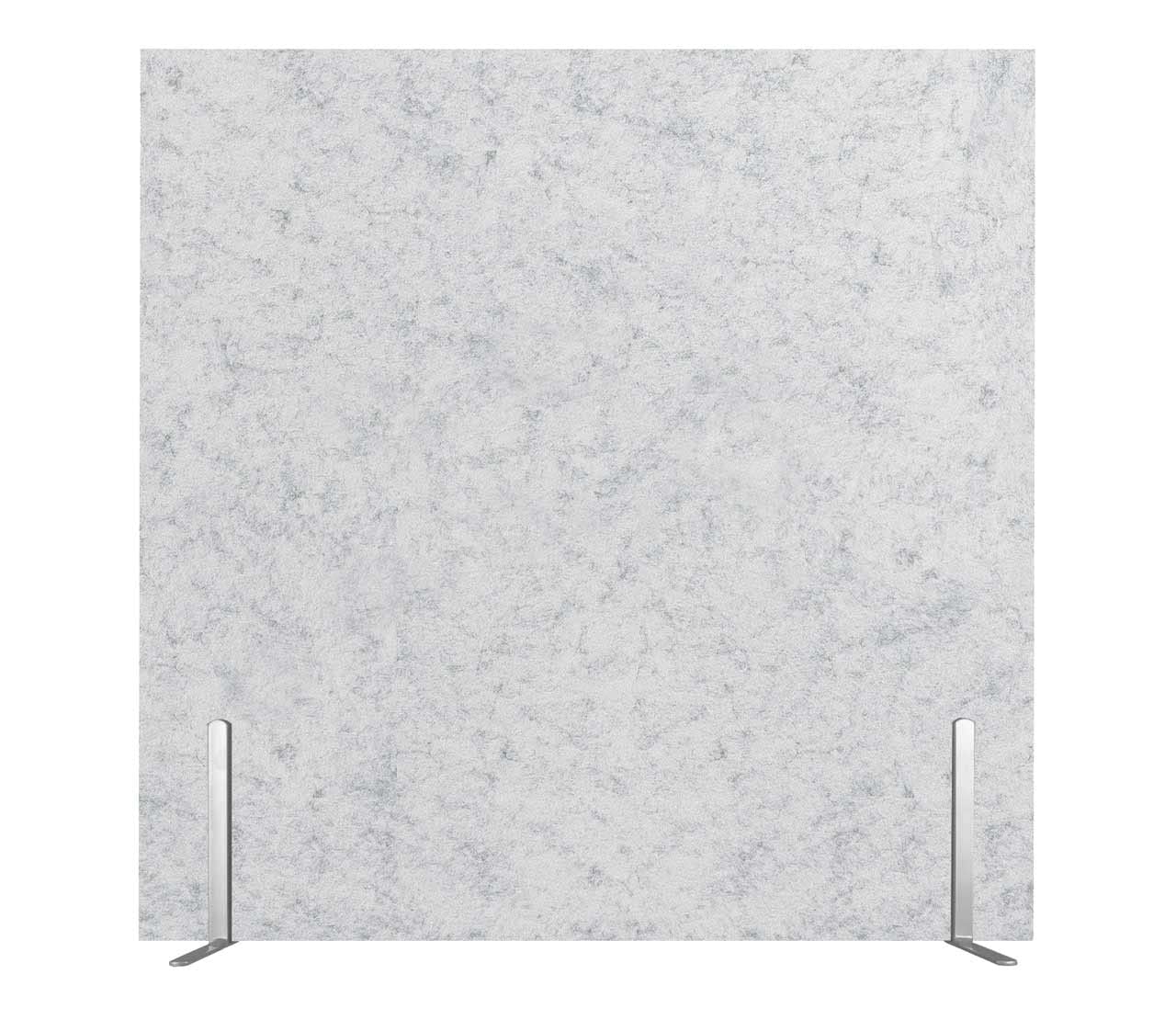 Versare SoundSorb Desktop Privacy Panels | Noise Dampening Modesty| Freestanding | PET Material | 24" x 24" Marble Gray