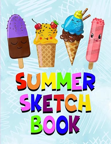 Drawing Pad For Kids Blank Paper Sketch Book for Drawing Practice. 120 Pages 8.5 x 11 Large Sketchbook for Kids. Notebook For Sketching, Painting,