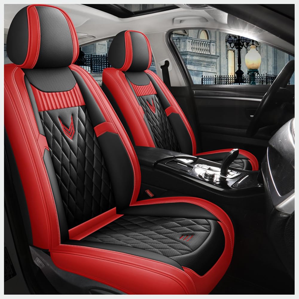 5-teiliger Sitzbezug-Set Aus PU-Leder Für VW ID.4 & ID.4 GTX – Passgenau Für Vorder- & Rückbank, Luftdurchlässig, Mit Airbag-Öffnung, Grau