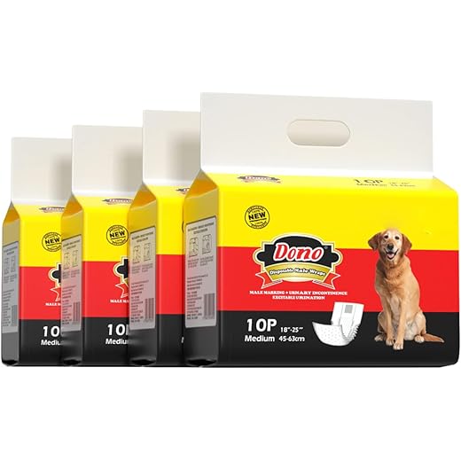 DONO Disposable Dog Diapers Male M (18-25) 40pcs