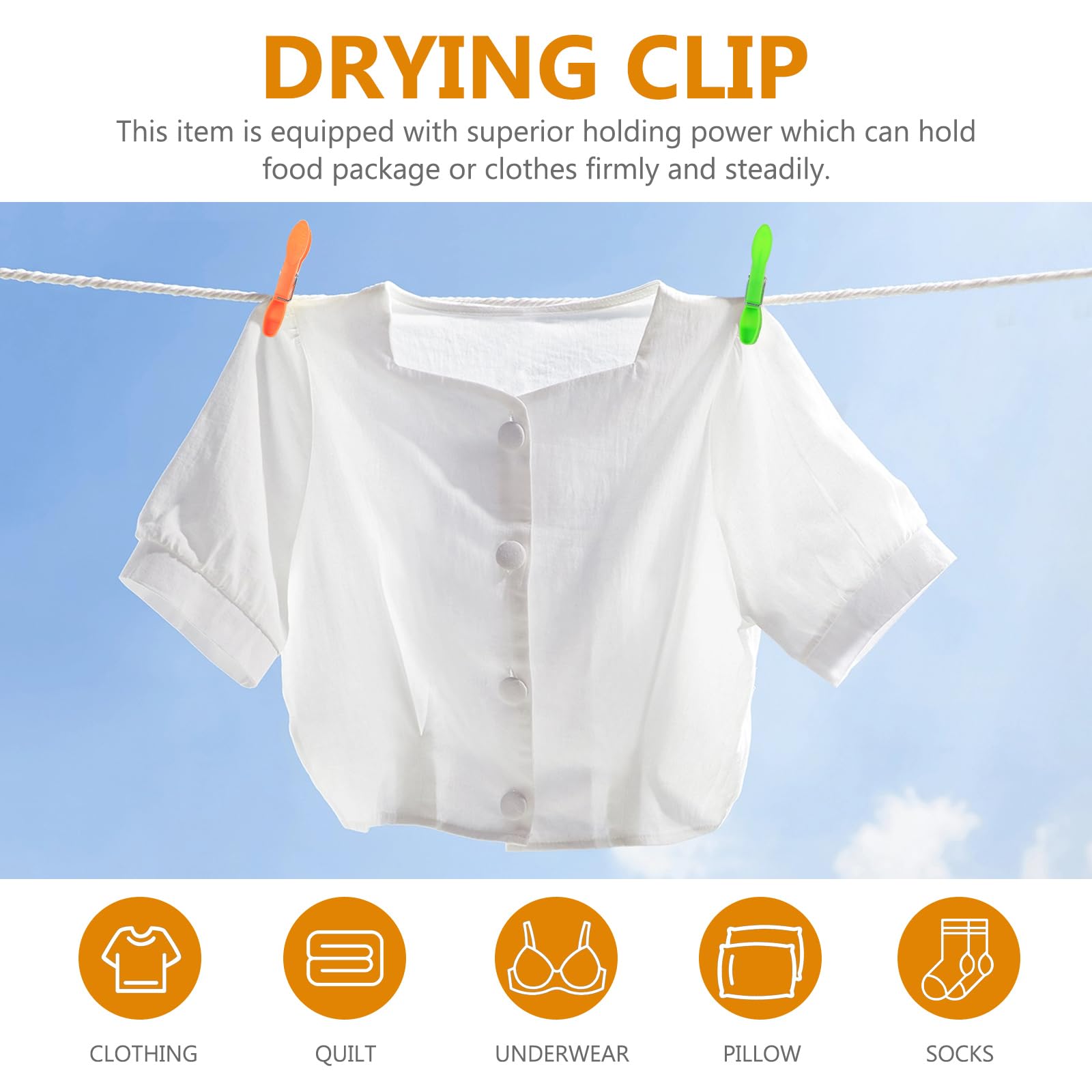 60 Pièces Pinces à Linge Avec Panier De Rangement, Epingle A Linge