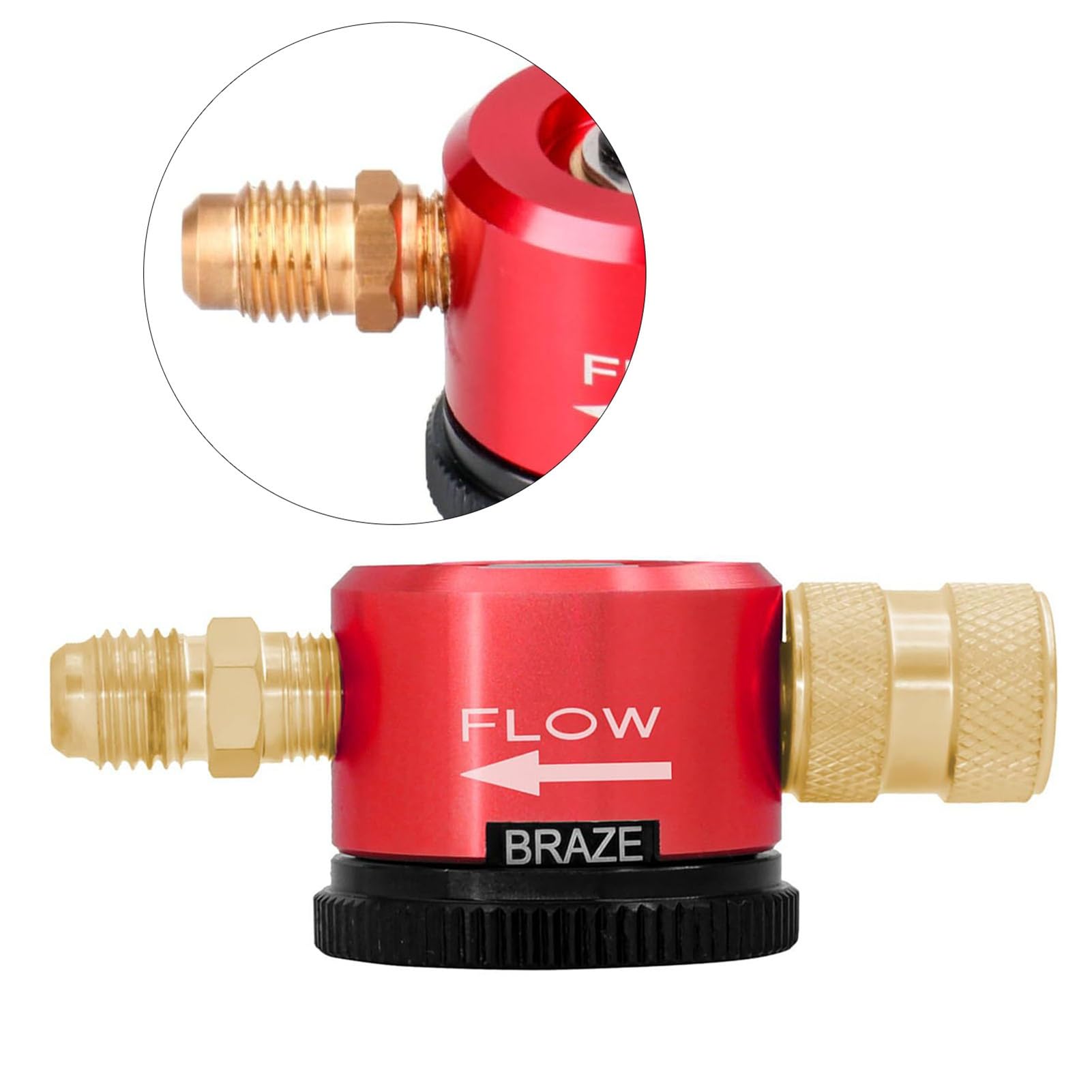 Strumento di Spurgo 'Azoto, Attrezzatura HVAC Essenziale 50 PSI per la Manutenzione del di Condizionamento 'aria, Strumento di Brasatura del Regolatore del Gas di Azoto con