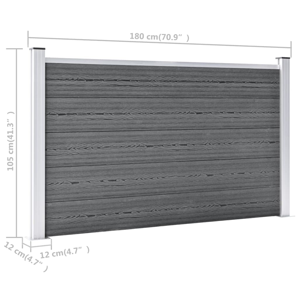 VidaXL Parabrezza Per Recinzione In PVC Grigio Chiaro - Rotolo Con 30 Fissaggi - 3