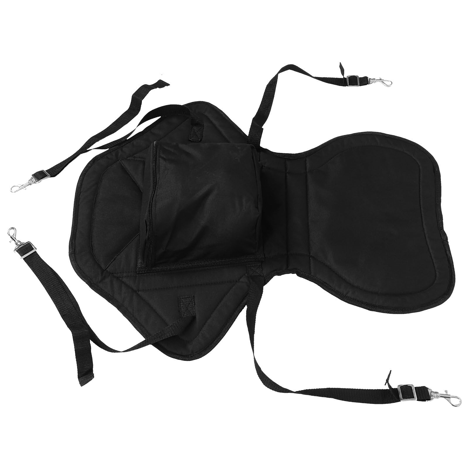 minkissy Asiento Inflable para Kayak Respaldo Flexible Transpirable, Cojín Cómodo de Espuma, Accesorio para Deportes Acuáticos y Recreación al Aire Libre