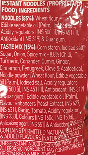 Image of Top Ramen Curry Veg Noodles, 70 Gram (Pack of 6) - Vegetarian