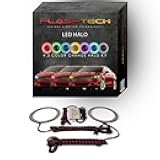 Flashtech V.3 Fusion Color Change LED RGB Multi Color Halo Ring Headlight Kit Compatible With Ford Fusion 13-16