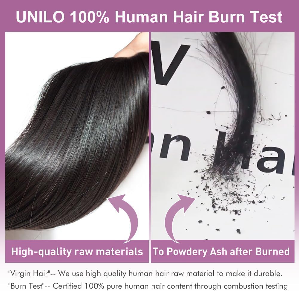 pelucas mujer pelo natural humano, Cabello virgen brasileño con una densidad del 150%, 20 inch glueless wig human hair Ahorra tiempo, ideal para principiantes.