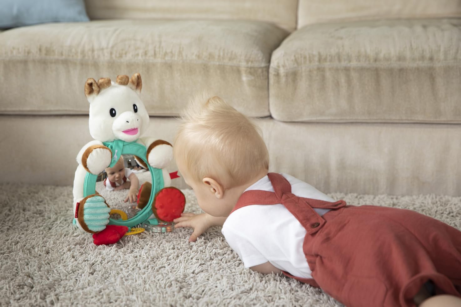Sophie la Girafe - Peluche Miroir d'Activités - Dès la Naissance