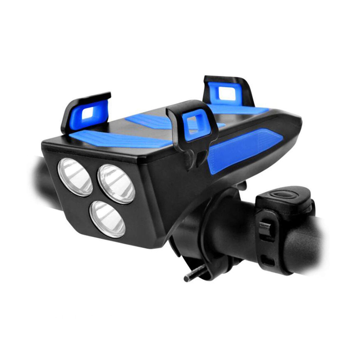 Luce Bici Multifunzione Con Supporto Smartphone, Powerbank E Altoparlante - Impermeabile, 4 Modalità Luce, Modello CW928 - Foto 4