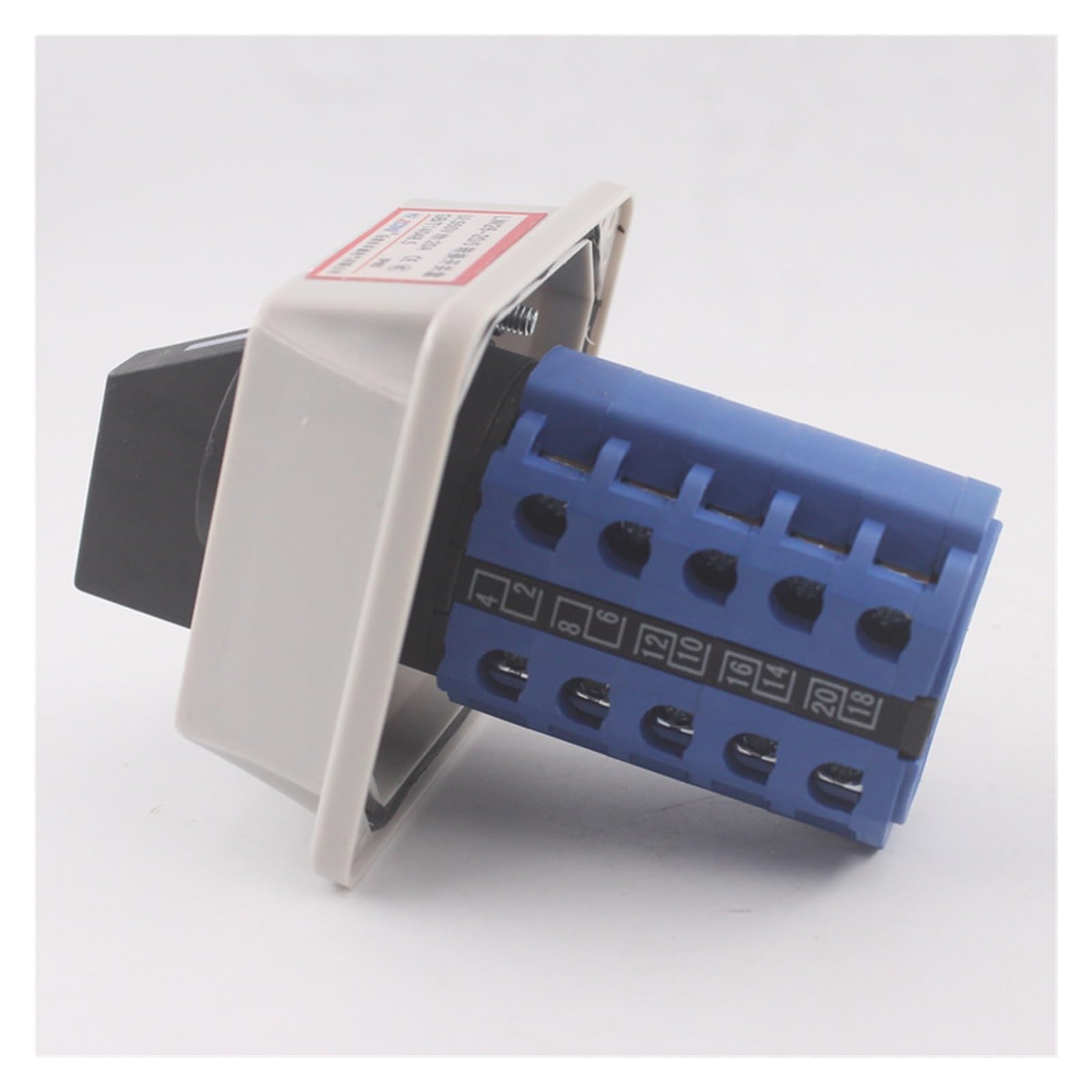 Interruptor de leva rotatorio de transferencia de potencia de 20 A, de dos cables, cinco grupos, 5 posiciones, YMW26 LW26-20/5M