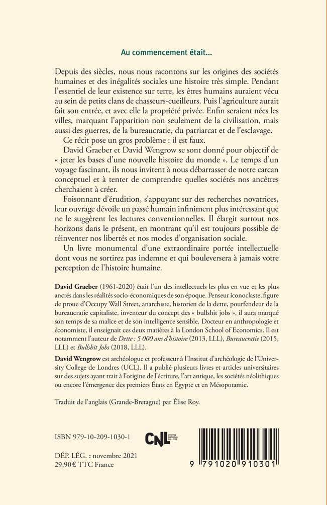Au commencement était...: Une nouvelle histoire de l'humanité