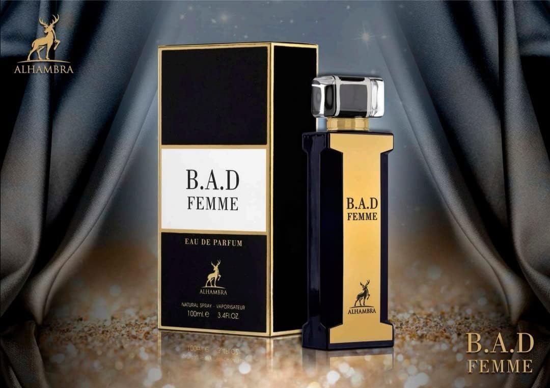 B.A.D by Maison Alhambra for Women - 3.4 oz EDP Spray - Image 2
