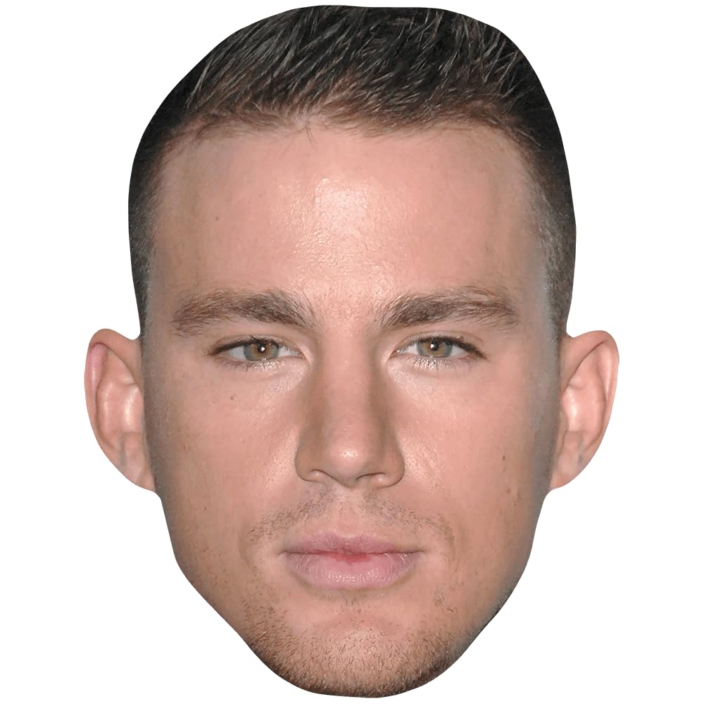 Channing Tatum (Young) Celebrity Mask, Flat Card Face, Fancy Dress Mask