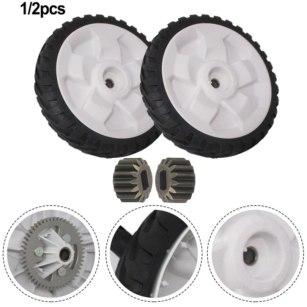 Kit de piñón y rueda de cortacésped para 137-4835 131-5399, 8 pulgadas para piezas de repuesto para modelos 20332 20333 20334 20337 20338