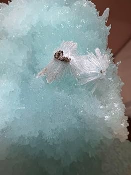 ブルーアラゴナイト　霰石 　あられいし　水晶　原石　自然石　鉱物標本② Amazon.co.jp: ブルーアラゴナイト 霰石 あられいし 水晶 原石