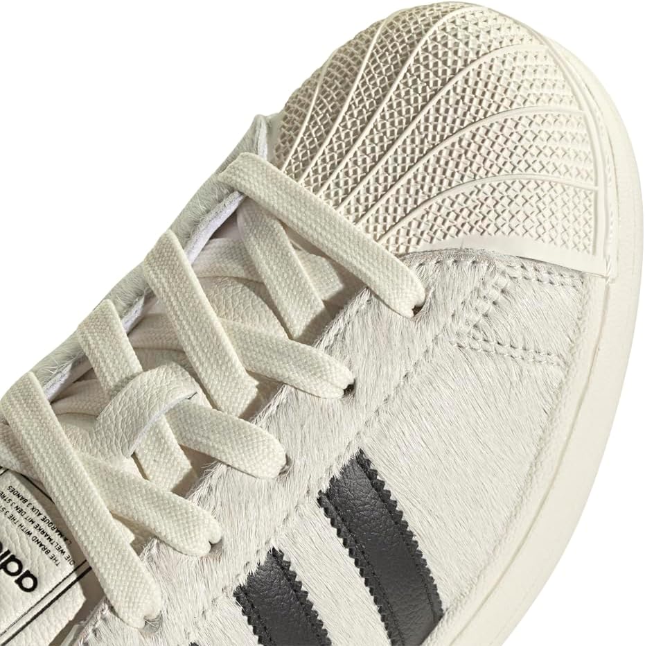 adidas Womens Superstar Ii Lace Up Sneakers Shoes Casual - Off White