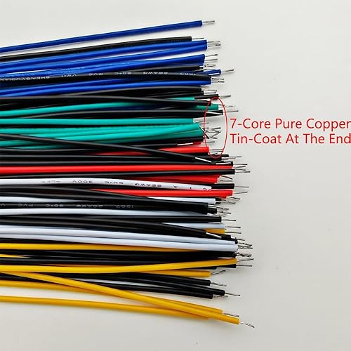 Miniatura 38 de 10pcs 0.236 in impermeable con cable LED indicador luz AC/DC 12-24V (azul)