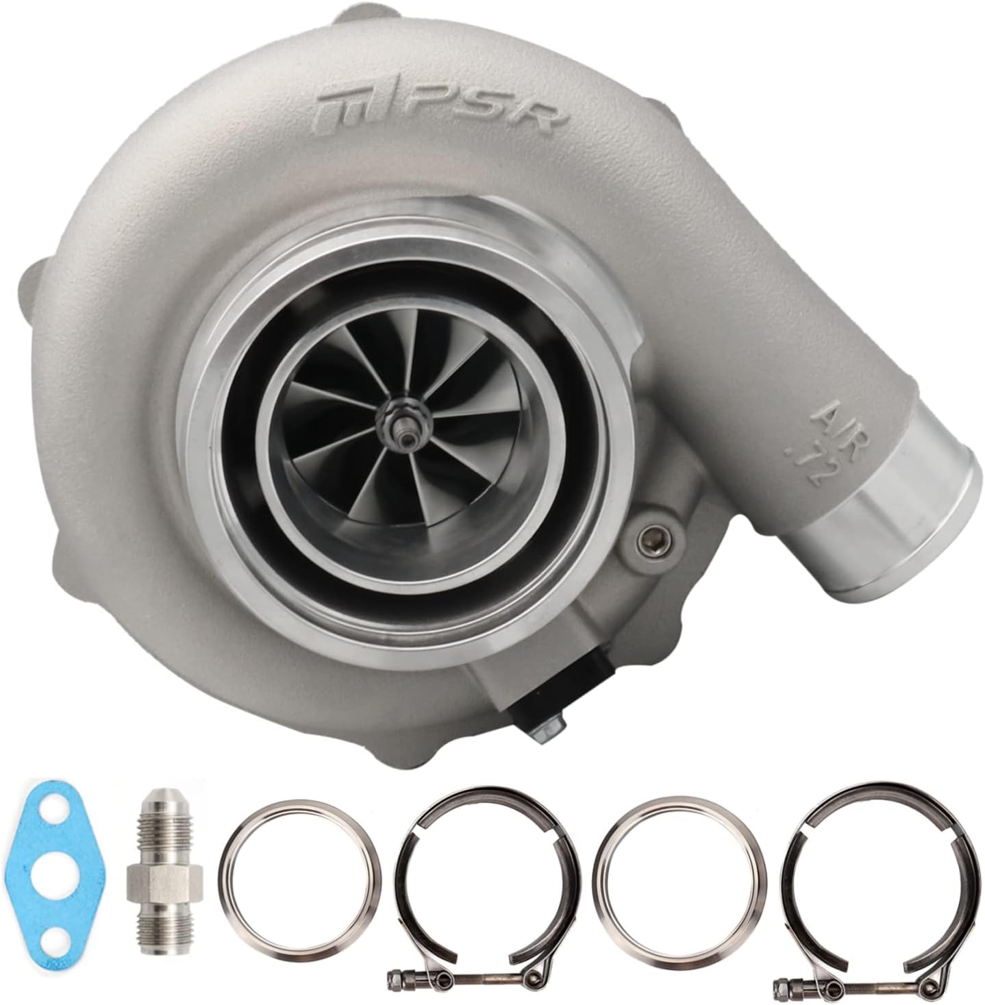 Pulsar Turbo 5855G Dual Ball Bearing Billet Wheel Turbo Dual Vband 0.72A/R Hp Rating 770