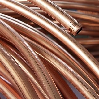 1M/2M/5M Red Copper Tube 99.9% T2 Copper Conditioning Pipe OD2/3/4/6/8/10/12/14/16mm (Color : 1Meter, Size : 12mm x 1mm)
