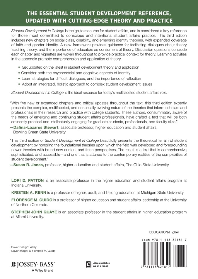 Student Development in College: Theory, Research, and Practice - Image 2