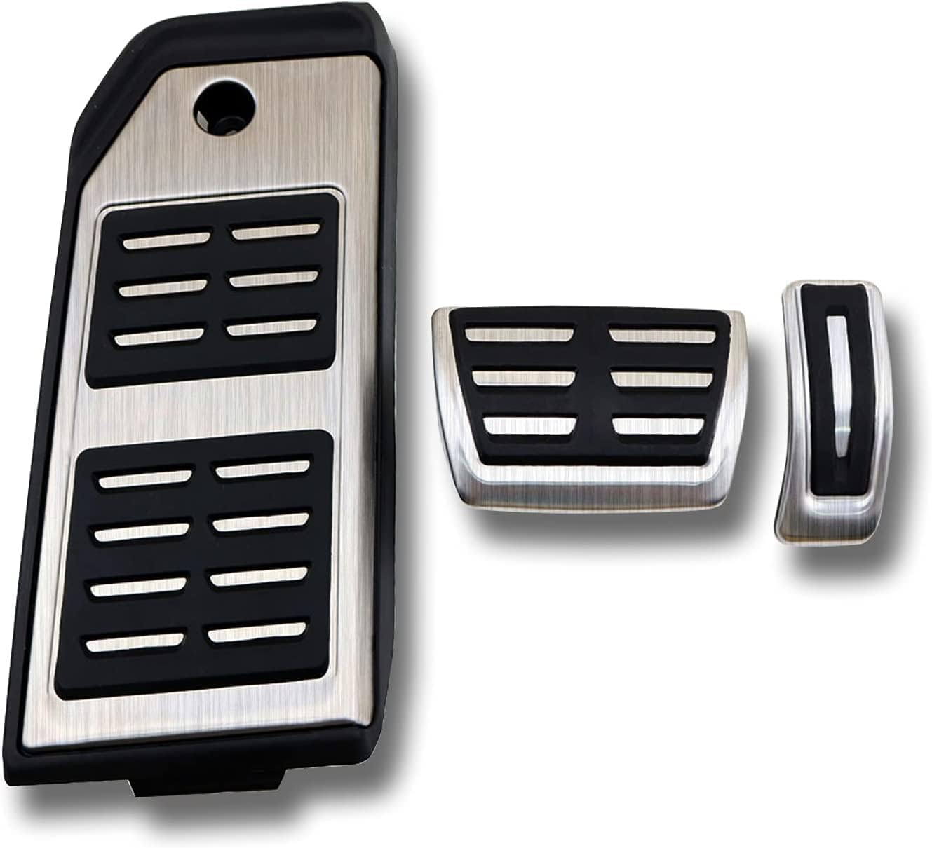 Car Pedal Pedals For Audi Q7 Q8 2017 2018 2019 2020 2021,Accelerator Clutch Brake Pedal with Non-Slip Pedals Accessories