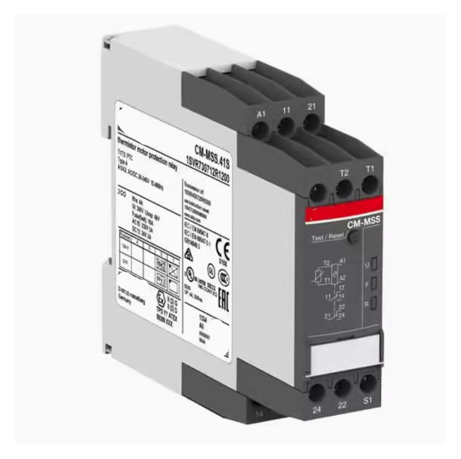 Relais de protection CM-MSS.41S contre les pannes de moteur 24-240V