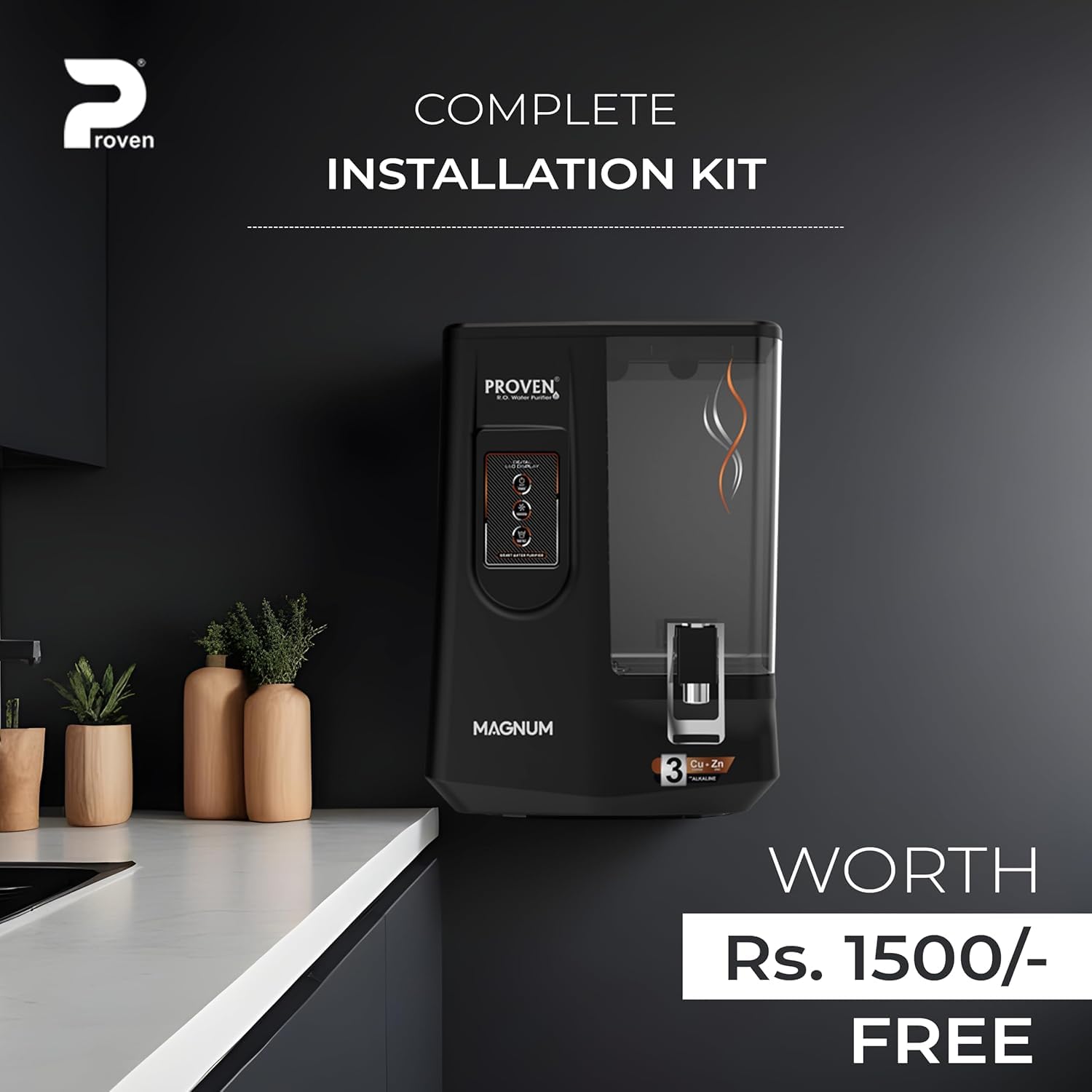 Proven Magnum RO Water Purifier - Pure Water -3 Proven Magnum RO Water Purifier - Pure Water -3
