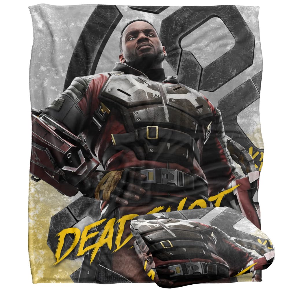 SUICIDE SQUAD: Kill The Justice League Blanket, 152 x 127 cm Deadshot Silk Blanket