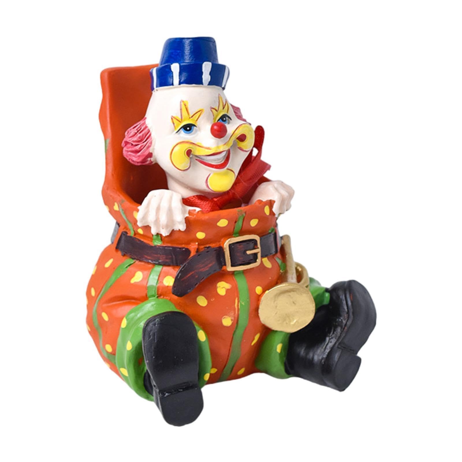Amazon.co.jp: T Tooyful サーカス小道具モデル ピエロ樹脂飾り 誕生日 