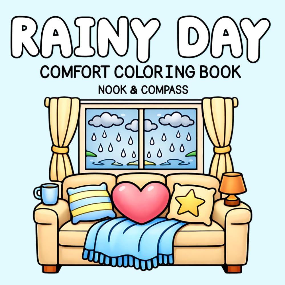 Rainy Day Comfort Coloring Book